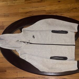 Nike Light Gray Hoodie  & sweat pantswith Black Details